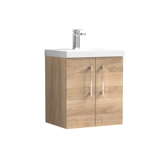 nuie 500mm wall hung 2 door vanity basin 1arn3021a, Nuie, Wall Hung Vanity Unit, 1