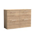 nuie 1200mm floor standing 4 drawer vanity worktoparn3033w2, Nuie, Sink Vanity Unit, Basin Unit, 1