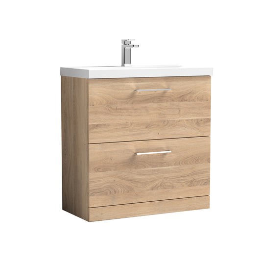 nuie 800mm floor standing 2 drawer vanity basin 1arn3035a, Nuie, Sink Vanity Unit, Basin Unit, 1