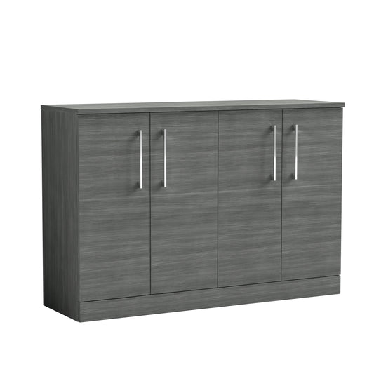 nuie 1200mm floor standing 4 door vanity worktoparn503w2, Nuie, Sink Vanity Unit, Basin Unit, 1