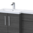 nuie 1100mm left hand combinationarn511l, Nuie, Bathroom Cabinet, 2