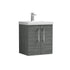 nuie 500mm wall hung 2 door vanity basin 1arn521a, Nuie, Wall Hung Vanity Unit, 1