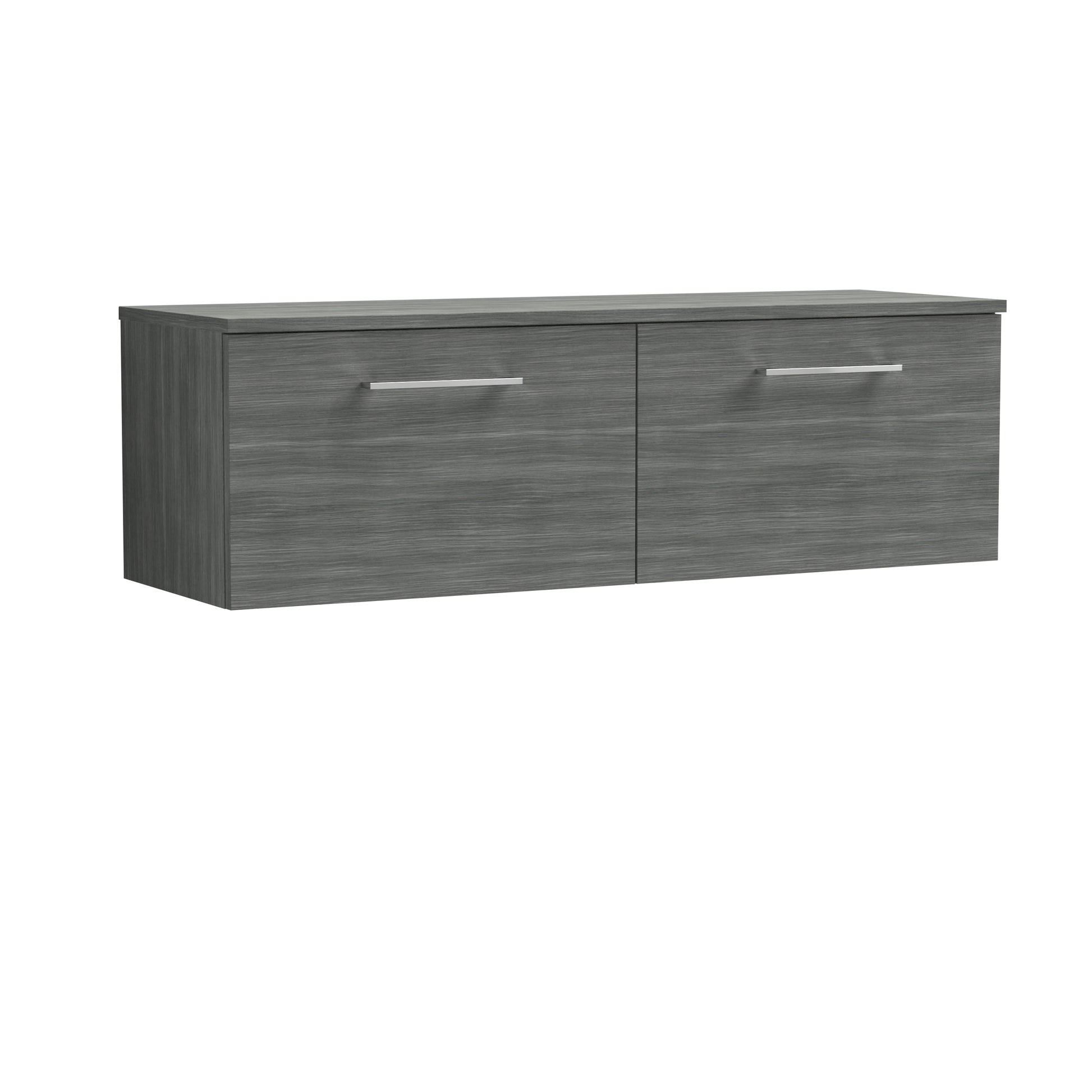 Nuie 1200mm Wall Hung 2 Drawer Vanity & Worktop