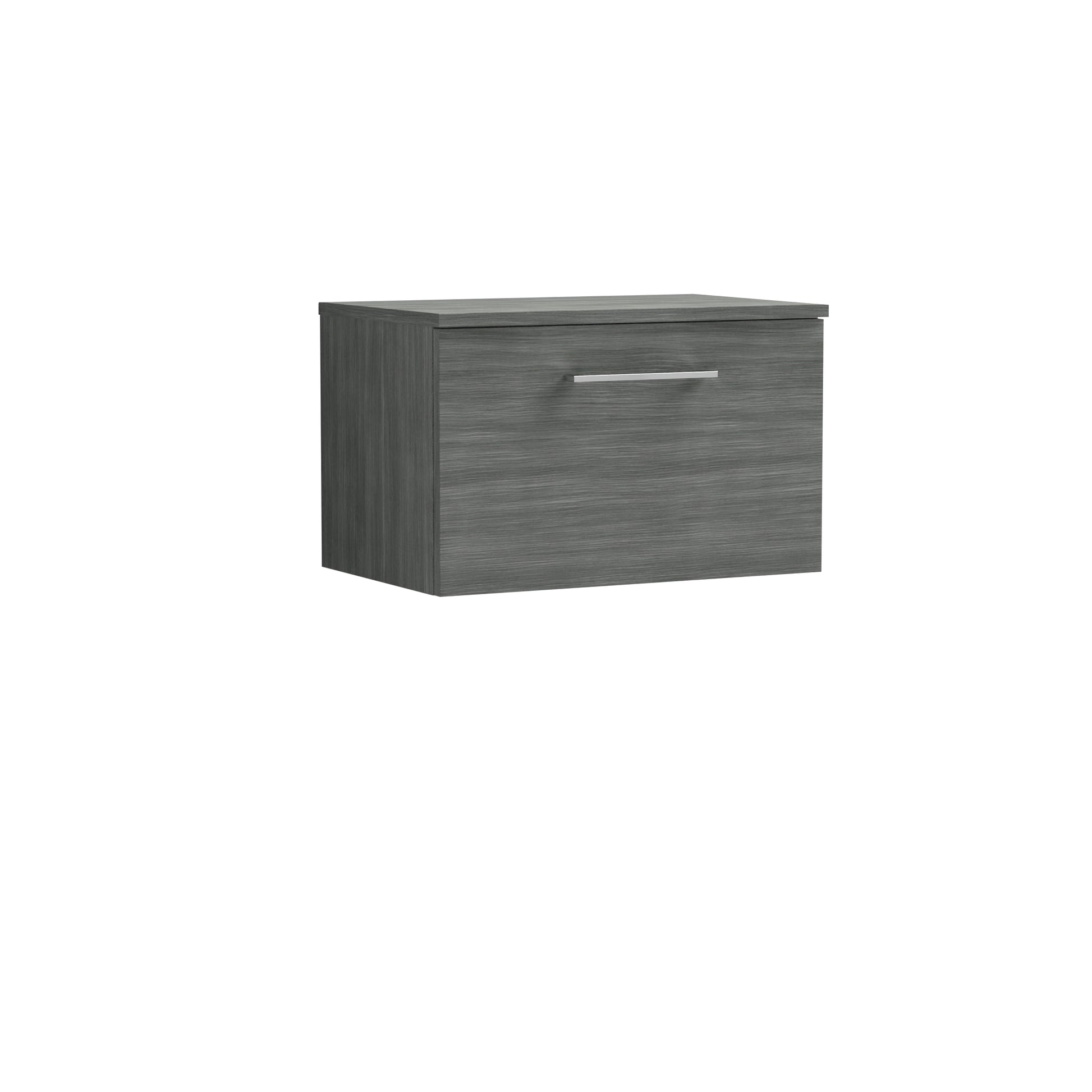 Nuie 600mm Wall Hung 1 Drawer Vanity & Worktop