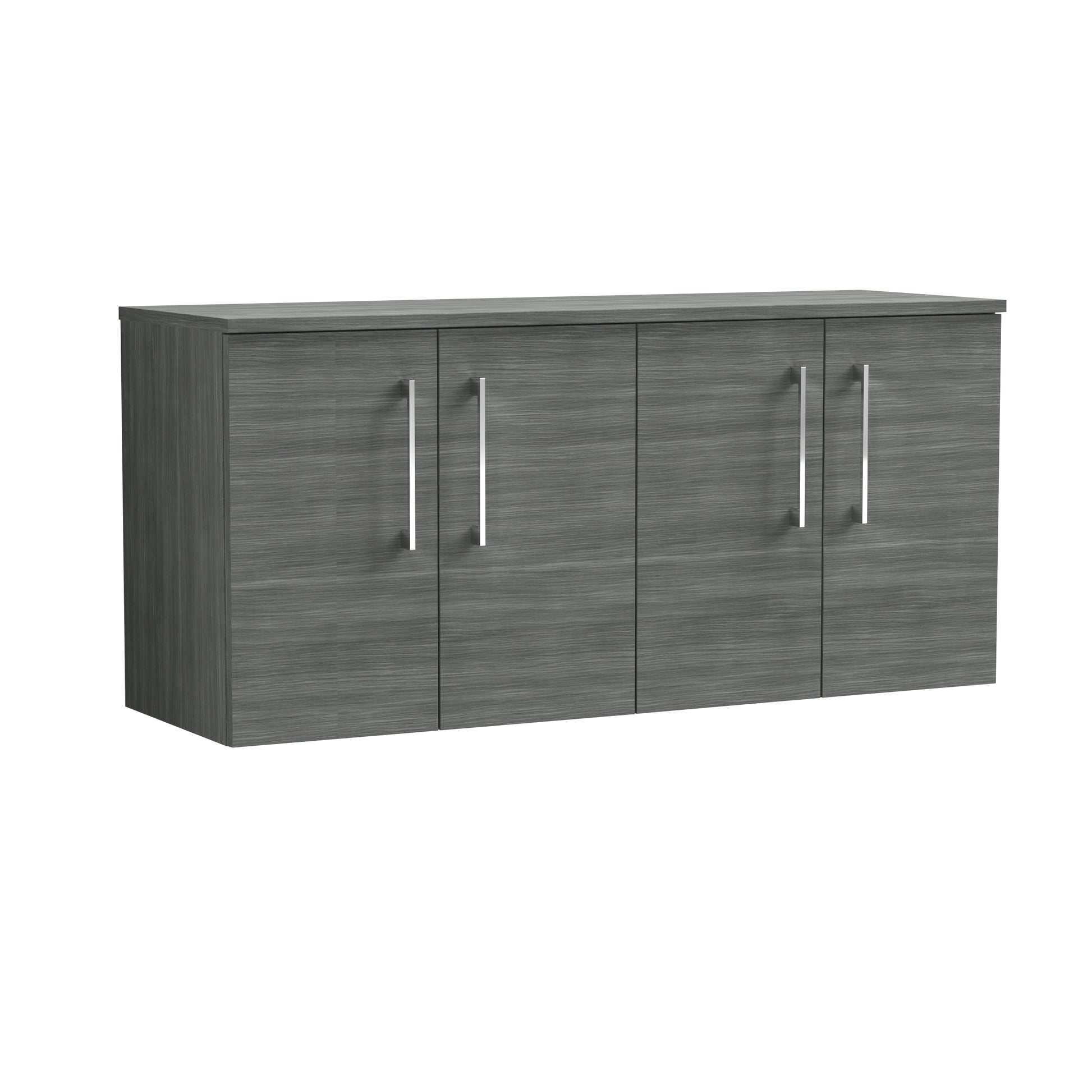 Nuie 1200mm Wall Hung 4 Door Vanity & Worktop