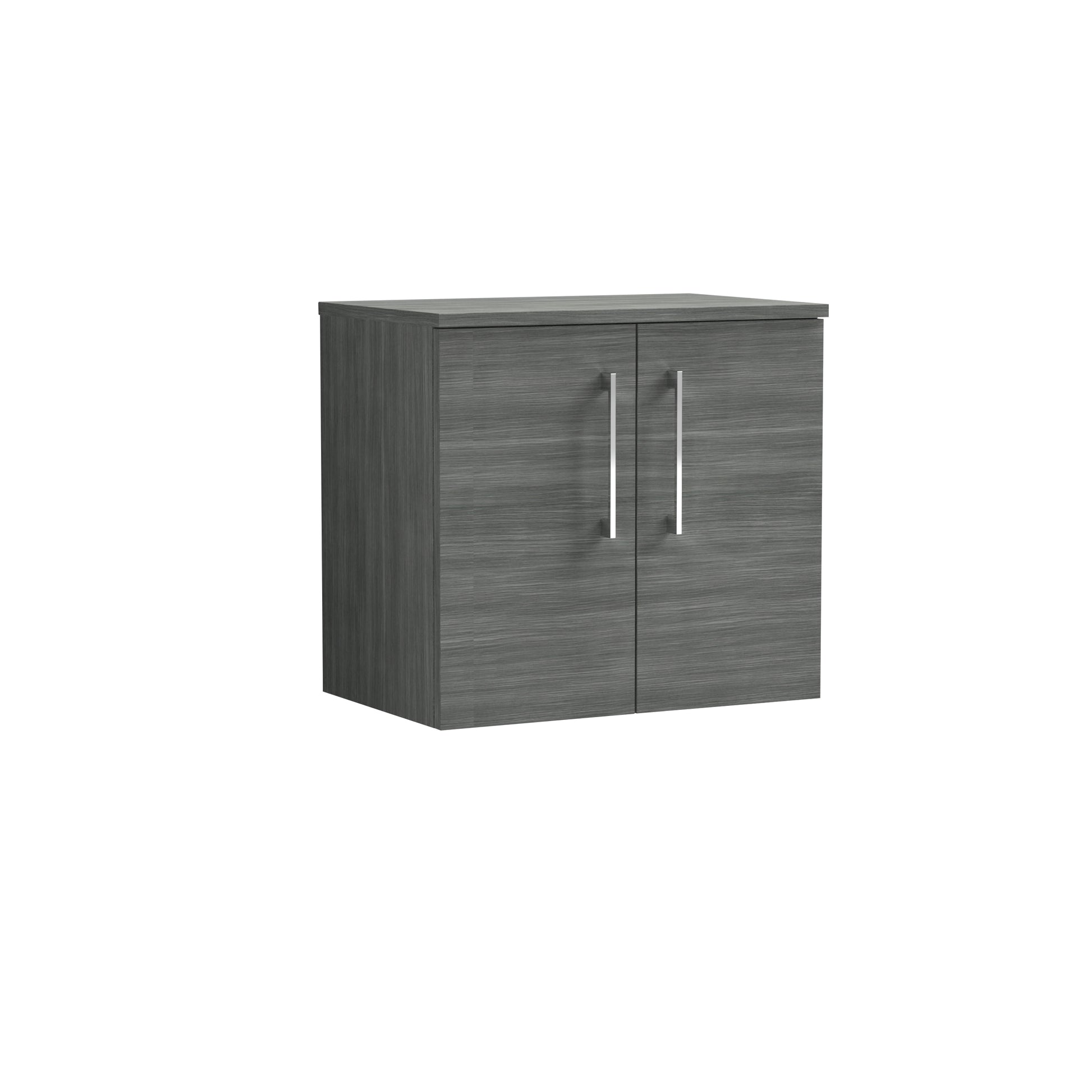 Nuie 600mm Wall Hung 2 Door Vanity & Worktop