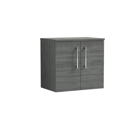 Nuie 600mm Wall Hung 2 Door Vanity & Worktop