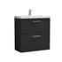 nuie 800mm floor standing 2 drawer vanity basin 1arn635a, Nuie, Sink Vanity Unit, Basin Unit, 1