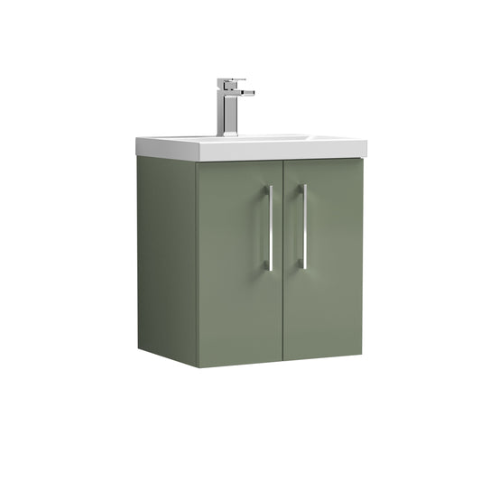 nuie 500mm wall hung 2 door vanity basin 1arn821a, Nuie, Wall Hung Vanity Unit, 1