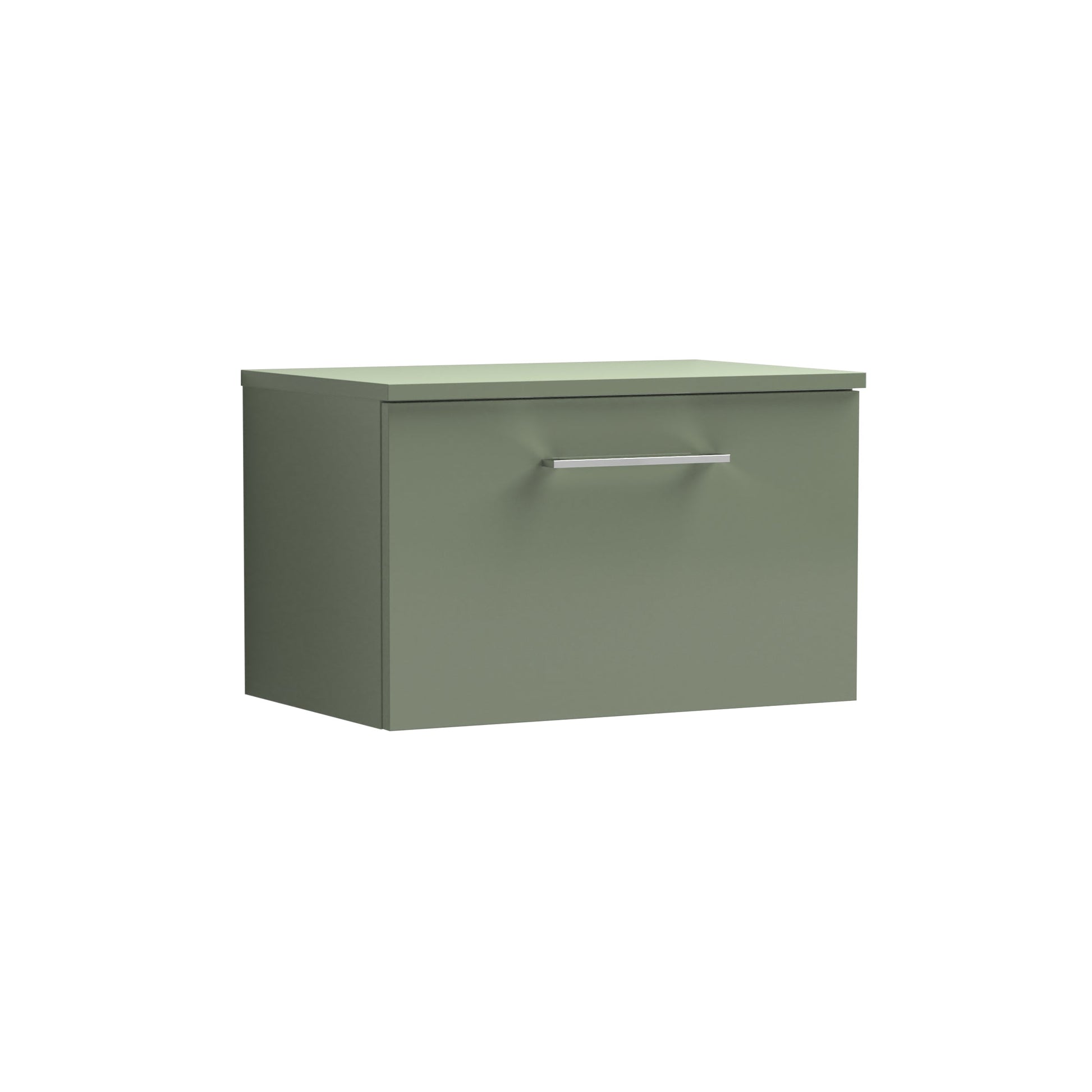 Nuie 600mm Wall Hung 1 Drawer Vanity & Worktop