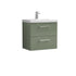 nuie 600mm wall hung 2 drawer vanity basin 1arn824a, Nuie, Wall Hung Vanity Unit, 1