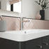 Arvan Basin Mixer Tap With Push Button Waste Chrome