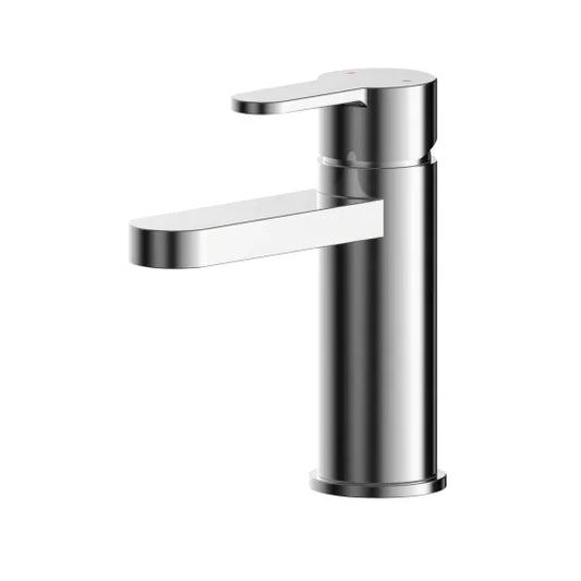 Arvan Mini Basin Mixer Tap With Push Button Waste Chrome
