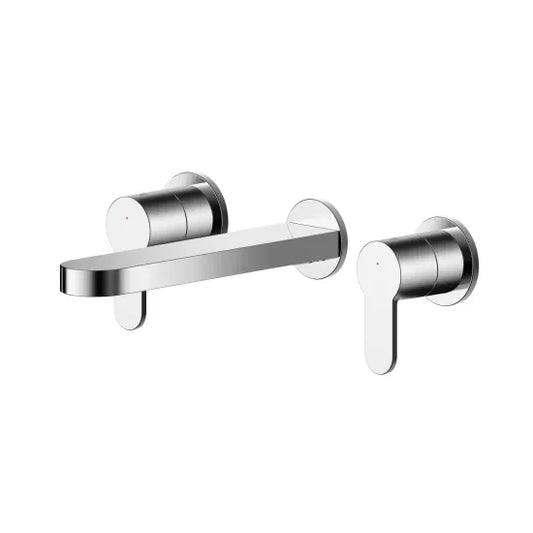 Arvan Wall Mounted 3 Tap Hole Basin Mixer Tap Chrome