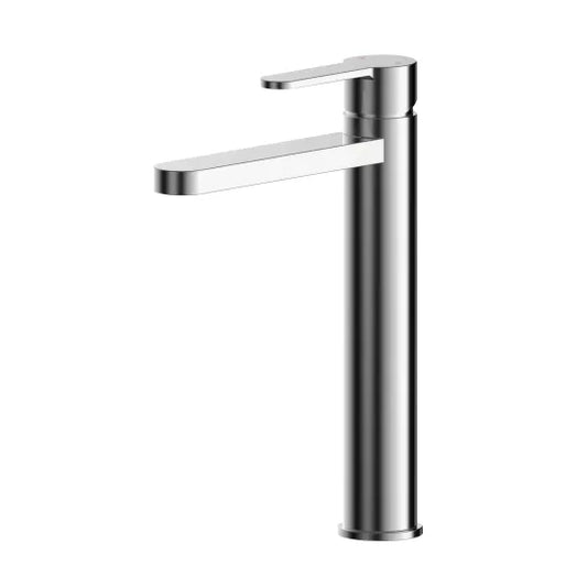 Arvan High-Rise Mono Basin Mixer Tap (No Waste) Chrome