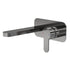 Arvan Wall Mounted Basin Mixer Tap With Plate Brushed Pewter