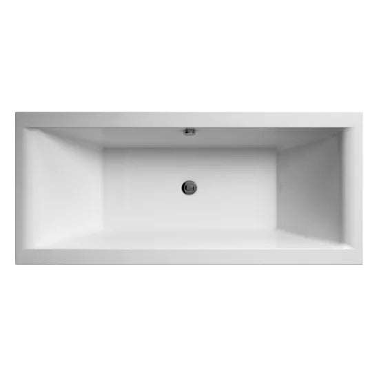 Nuie Eternalite Square Double Ended Bath 1800 x 800mm