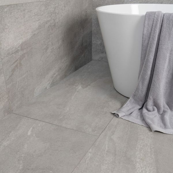 Astra Grey Matt Stone Effect Tiles 1200x600mm