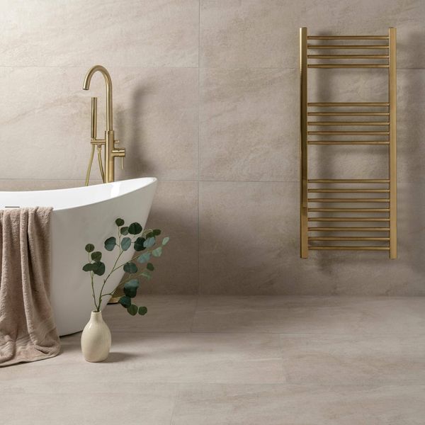 Astra Ivory Matt Stone Effect Tiles 1200x600mm