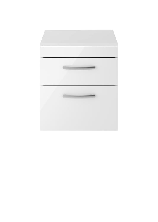 Nuie 500mm Wall Hung Vanity With Worktop