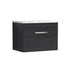nuie 600 wall hung single drawer unit laminate worktopath040lcm, Nuie, Wall Hung Vanity Unit, 1
