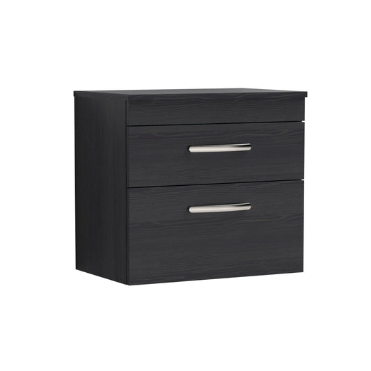 nuie 600mm wall hung vanity with worktopath047w, Nuie, Wall Hung Vanity Unit, 1