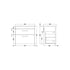 Athena Hacienda Black 600mm Wall Hung Vanity With Worktop