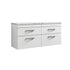 nuie 1200 wall hung 4 drawer unit laminate worktopath048lcm2, Nuie, Wall Hung Vanity Unit, 1