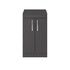 Athena Gloss Grey 500mm Floor Standing Cabinet With Worktop