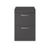 Athena Gloss Grey 600mm Floor Standing Cabinet With Worktop