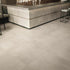 azuma Beige tiles in a kitchen setting with a bar counter.