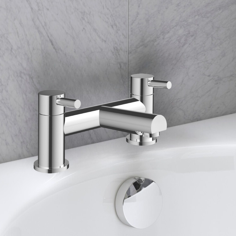 Lanzo Chrome Bath Filler Mixer Tap