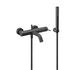 vema maira wall mounted bath shower mixer tap matt black, Vema, Black Bath Shower Mixer Taps, Bath Taps, Taps, 3