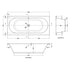 Nuie Eternalite Round Double Ended Bath 1800 x 800mm