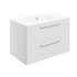 bianca 810mm 2 drawer wall unit basin white gloss, Alessio, Wall Hung Vanity Unit, 2