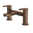 Cyprus Fluted Bath Mixer Tap Brushed Bronze