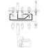 Binsey Deck Mounted Bath Shower Mixer Tap Chrome
