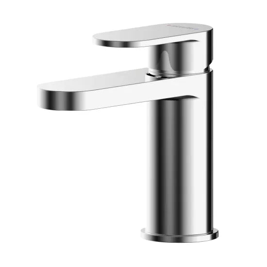Binsey Mini Basin Mixer Tap With Push Button Waste Chrome