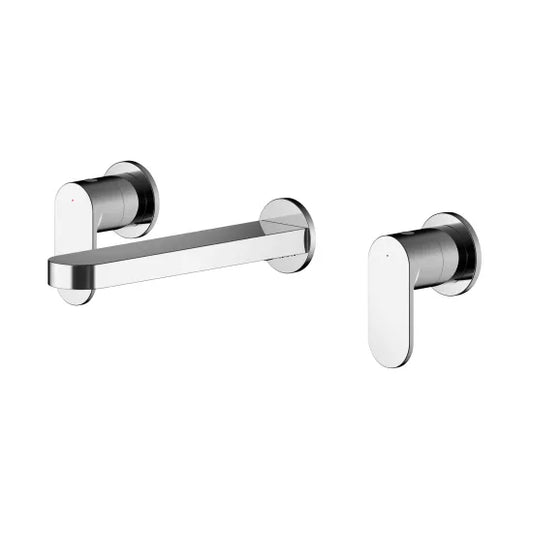 Binsey Wall Mounted Basin Mixer Tap Chrome