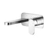 Binsey Wall Mounted Basin Mixer Tap With Plate Chrome