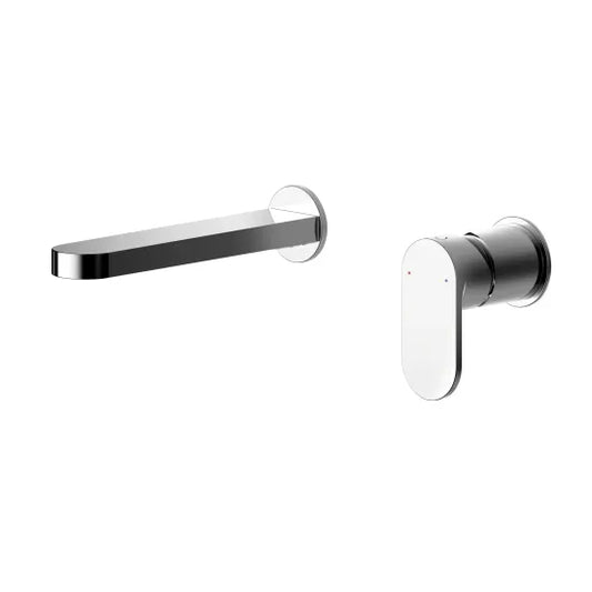Binsey Wall Mounted Basin Mixer Tap Chrome