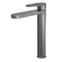 Cyprus High Rise Mono Basin Mixer Tap Brushed Pewter