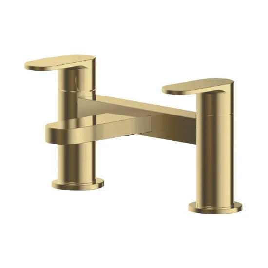 Binsey Bath Mixer Tap Brushed Brass
