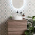 sirocco green flower tiles 223x223mm, Decor Tiles, Floor Tiles, Patterned Tiles, Porcelain Tiles, Wall Tiles, Green Tiles, 1