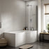 nuie 1500mm b shaped right hand bath setsbath21, B Shaped Shower Baths, Baths, P Shaped Shower Baths, Shower Baths, Nuie, 2