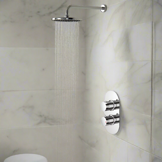 carlo round shower pack single outlet overhead shower, Alessio, Mixer Showers, Shower Valves, Showers, 1