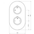 carlo round shower pack single outlet riser kit, Alessio, Mixer Showers, Shower Valves, Showers, 6