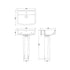 Bliss 520mm Basin & Pedestal