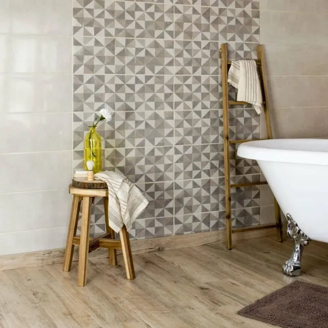 Mumble H Natural Oak Wood Effect Tile 195x1215mm