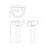 Harmony 500mm Basin & Pedestal